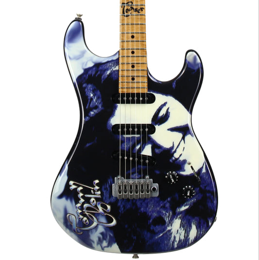 Dean USA 2008 Tommy Bolin Tribute Teaser Strat Guitar | Amazing Flame Neck