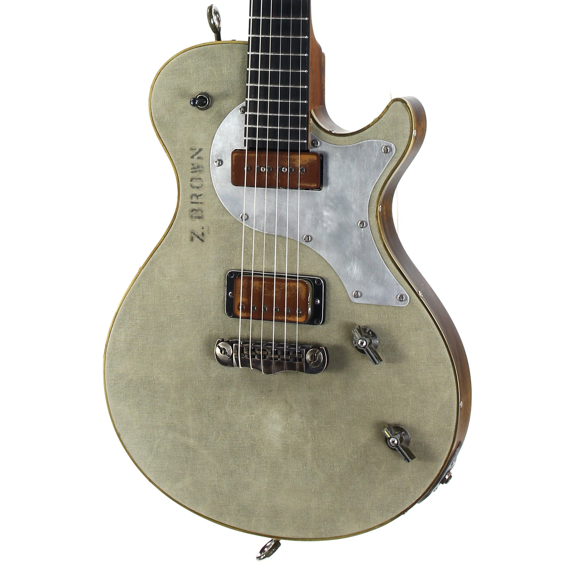 Schroeder WWII GI Radio Lane Guitar w Army Details owned by Zac Brown Band ONE-OFF