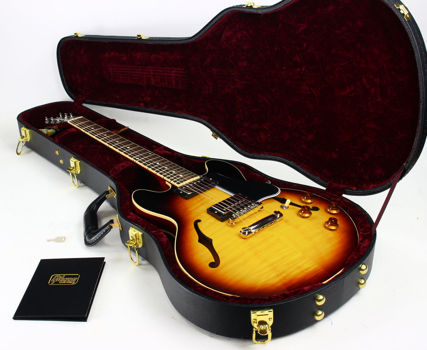 2020 Gibson Custom Shop CS-336 Flametop | Vintage Sunburst, Smaller ES-335