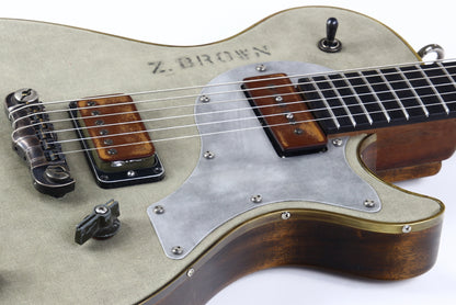 Schroeder WWII GI Radio Lane Guitar & Travel Guitar SET owned by Zac Brown Band