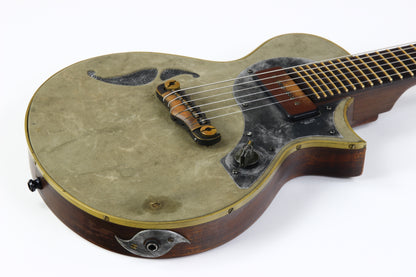 Schroeder WWII GI Radio Lane Guitar & Travel Guitar SET owned by Zac Brown Band
