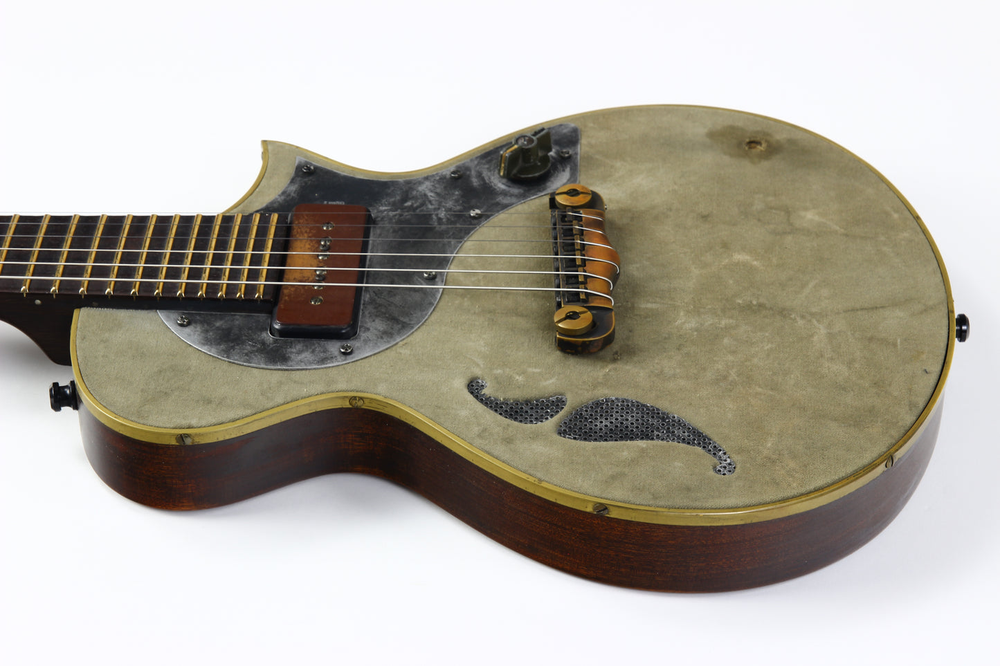 Schroeder WWII GI Radio Lane Guitar & Travel Guitar SET owned by Zac Brown Band