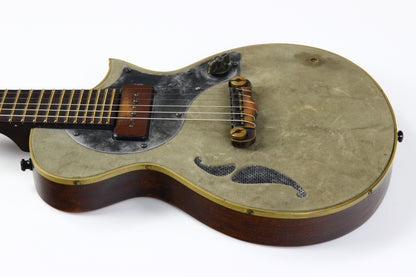 Schroeder WWII GI Radio Lane Guitar & Travel Guitar SET owned by Zac Brown Band