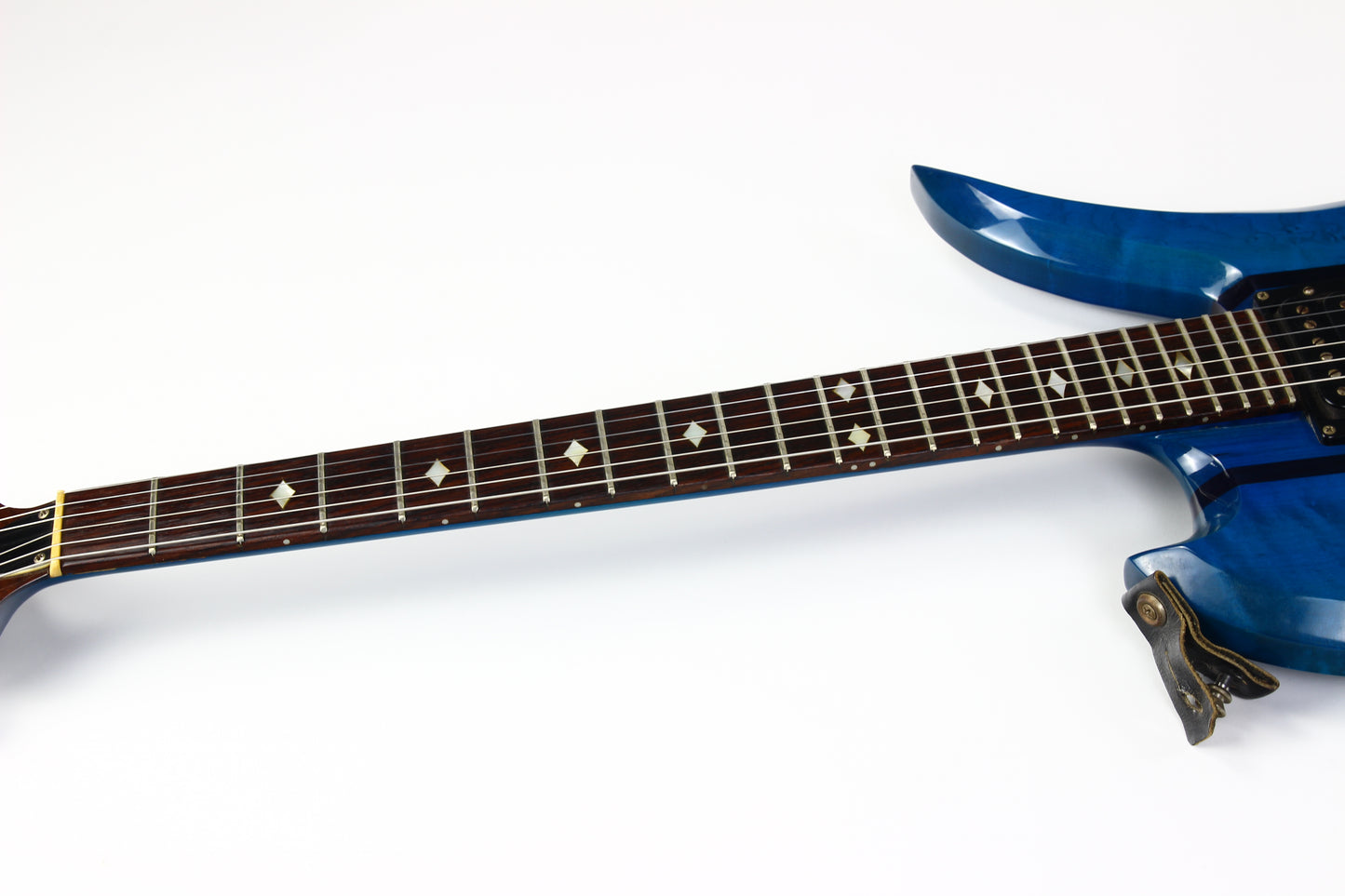 1980 BC Rich USA Mockingbird Transparent Blue Flamed Maple w Original Case
