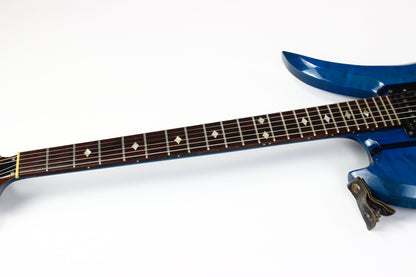 1980 BC Rich USA Mockingbird Transparent Blue Flamed Maple w Original Case