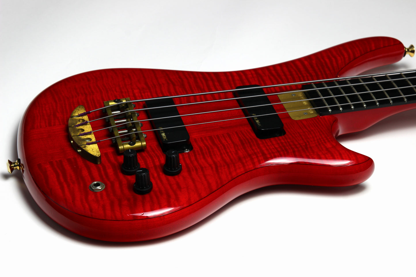 1992 Alembic Essence 4-string Bass Guitar in Transparent Red finish EXCELLENT QUALITY