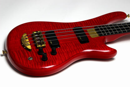 1992 Alembic Essence 4-string Bass Guitar in Transparent Red finish EXCELLENT QUALITY