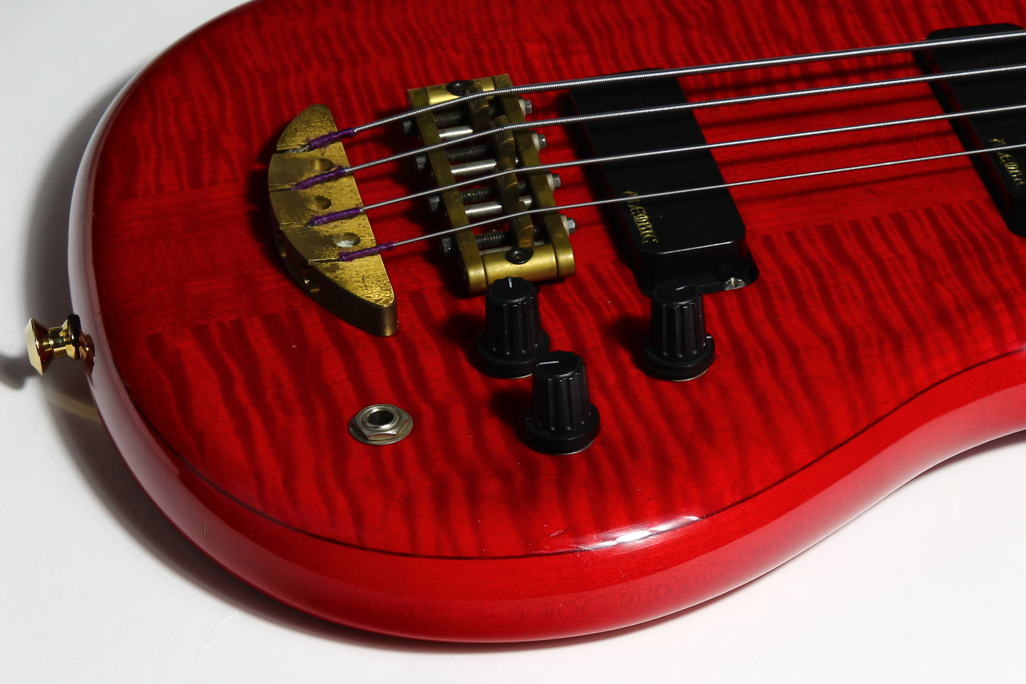 1992 Alembic Essence 4-string Bass Guitar in Transparent Red finish EXCELLENT QUALITY