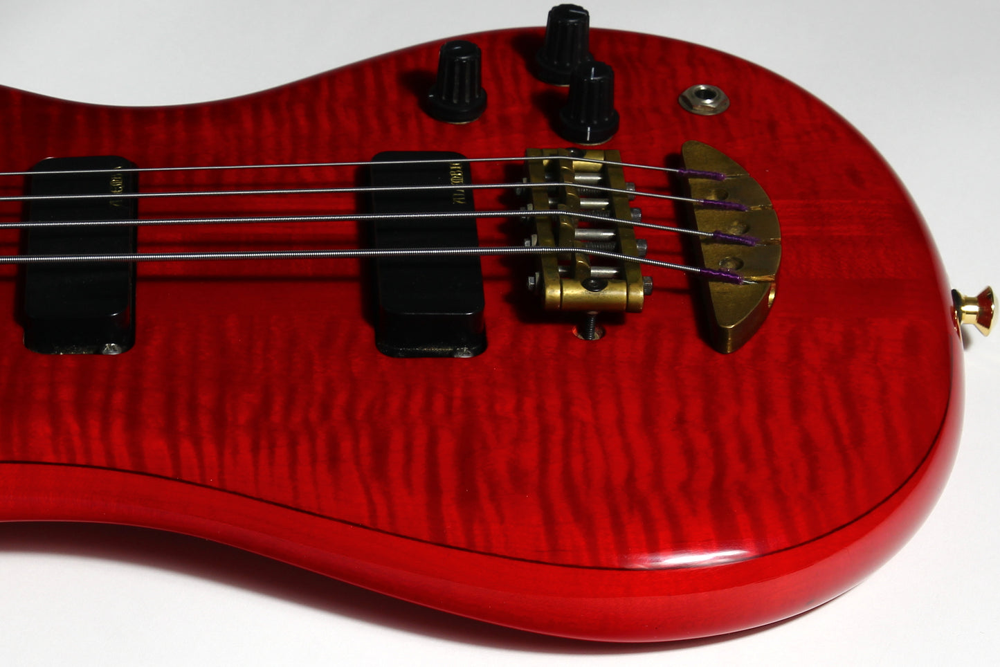 1992 Alembic Essence 4-string Bass Guitar in Transparent Red finish EXCELLENT QUALITY