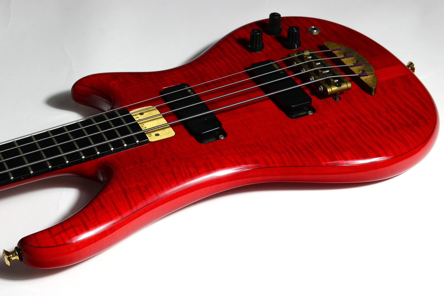 1992 Alembic Essence 4-string Bass Guitar in Transparent Red finish EXCELLENT QUALITY