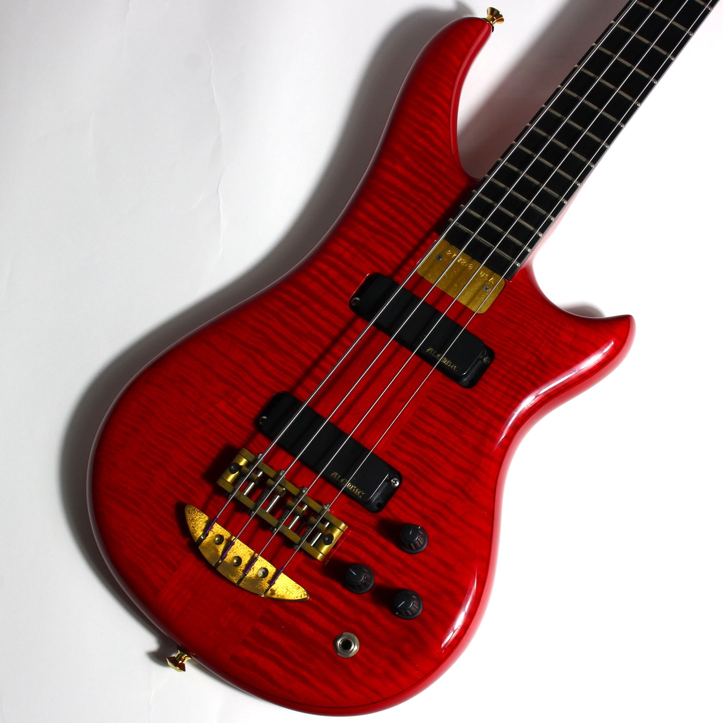 1992 Alembic Essence 4-string Bass Guitar in Transparent Red finish EXCELLENT QUALITY