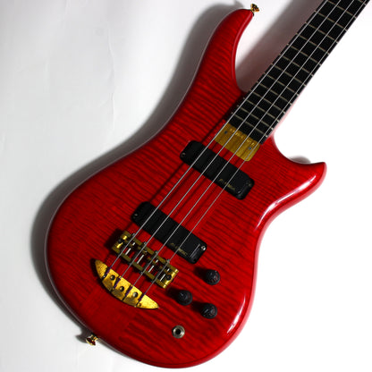 1992 Alembic Essence 4-string Bass Guitar in Transparent Red finish EXCELLENT QUALITY