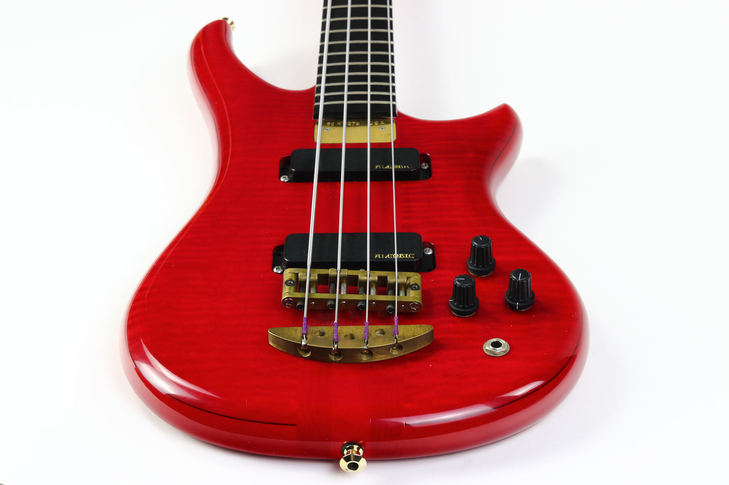 1992 Alembic Essence 4-string Bass Guitar in Transparent Red finish EXCELLENT QUALITY