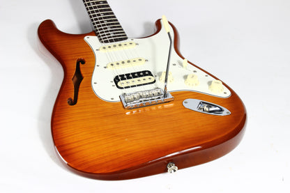 2019 Fender USA Rarities Collection Thinline Stratocaster Flametop HSS Rosewood Neck Limited Edition