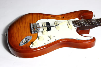 2019 Fender USA Rarities Collection Thinline Stratocaster Flametop HSS Rosewood Neck Limited Edition