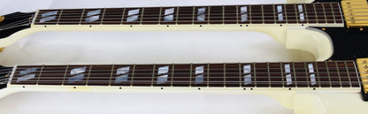 CLEAN 2001 Gibson EDS-1275 Double neck SG Alpine White 6/12 - Don Felder Alex Lifeson Jimmy Page Vibes