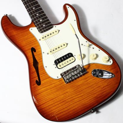 2019 Fender USA Rarities Collection Thinline Stratocaster Flametop HSS Rosewood Neck Limited Edition