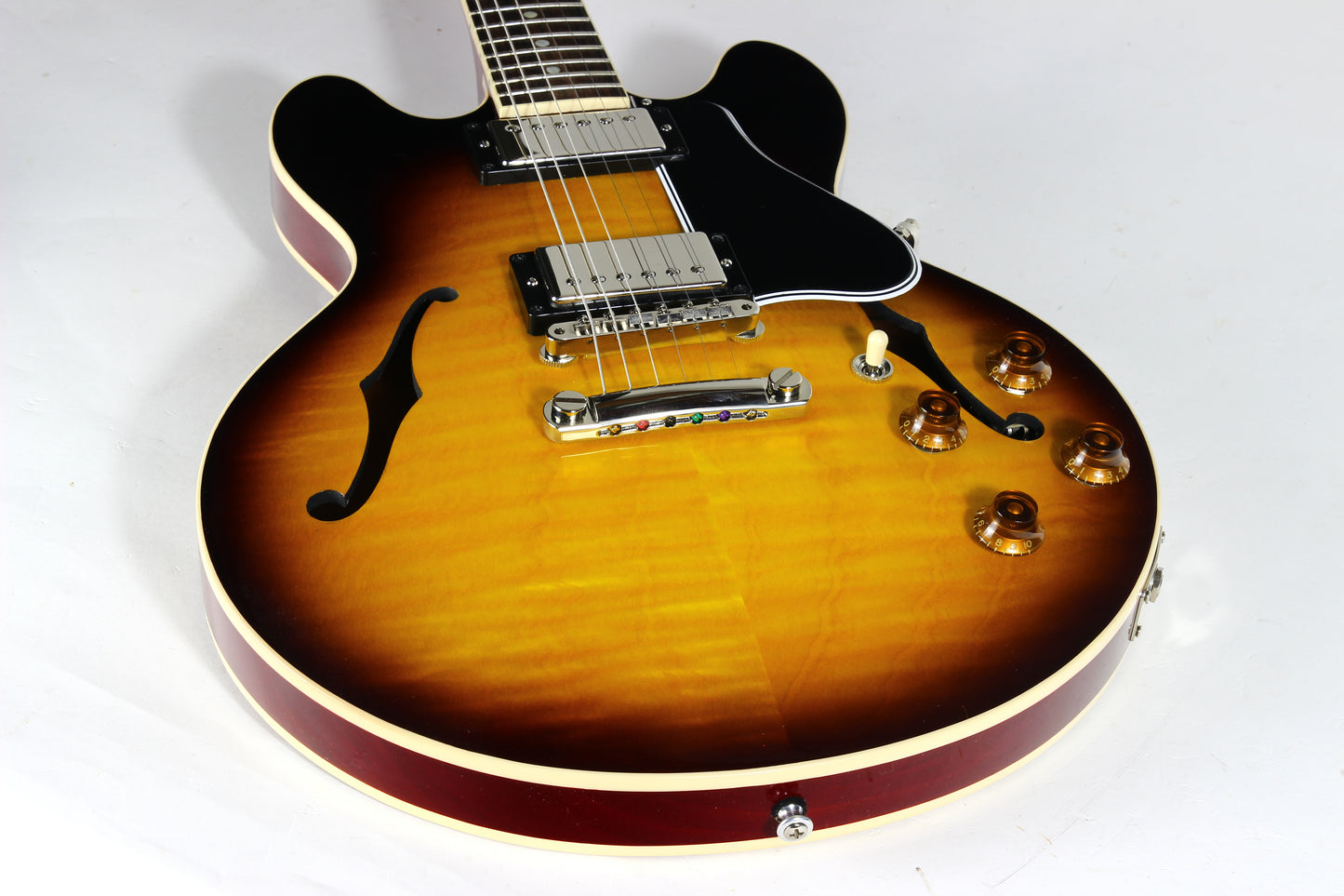 2020 Gibson Custom Shop CS-336 Flametop | Vintage Sunburst, Smaller ES-335