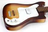 *SOLD*  CLEAN 1960s  Kay Vanguard K100 Sunburst USA - 1-Pickup, Vintage Catalog Guitar! Harmony Silvertone, Brazilian Rosewood board