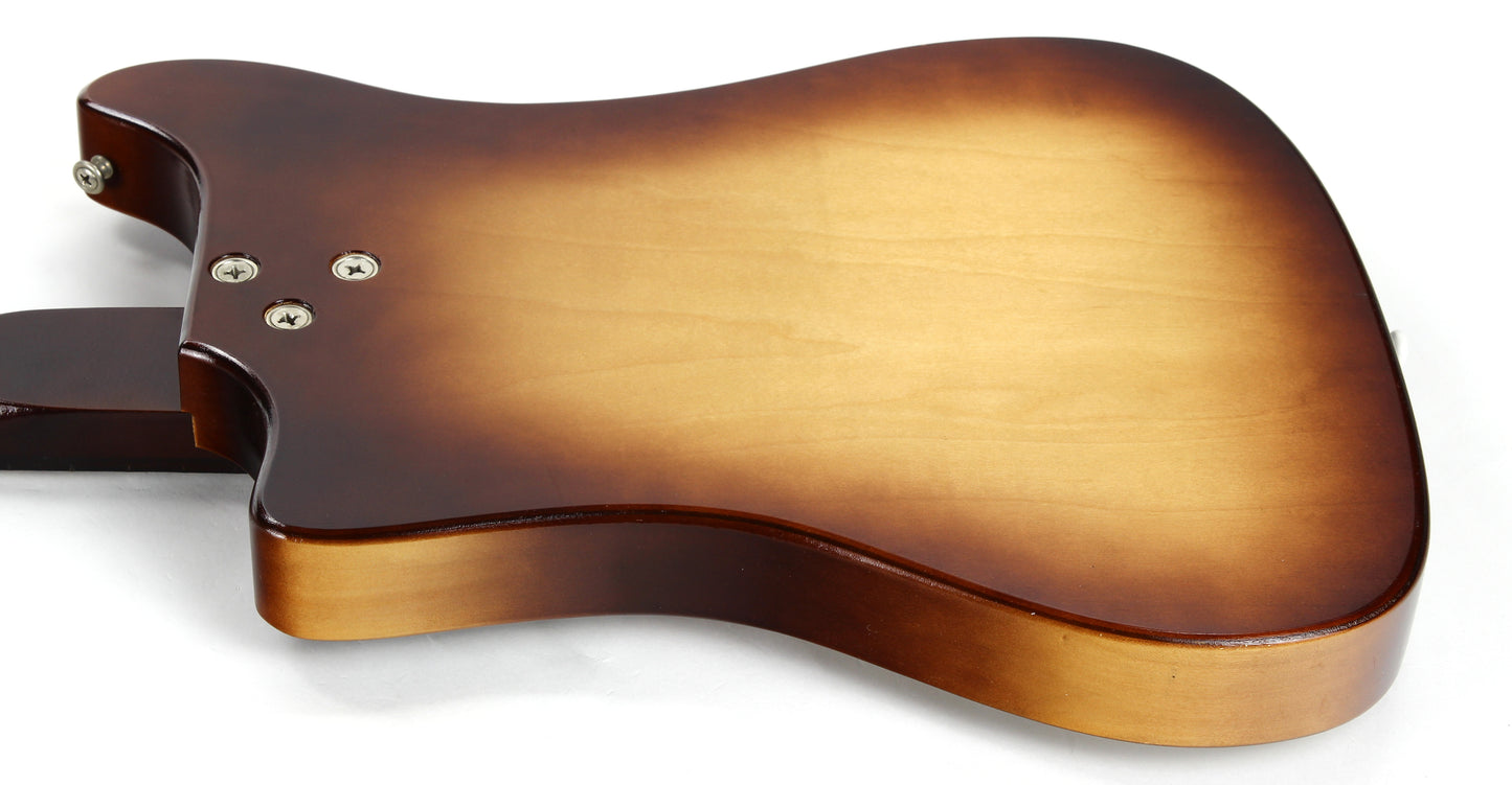 CLEAN 1960s  Kay Vanguard K100 Sunburst USA - 1-Pickup, Vintage Catalog Guitar! Harmony Silvertone, Brazilian Rosewood board