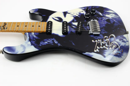 Dean USA 2008 Tommy Bolin Tribute Teaser Strat Guitar | Amazing Flame Neck