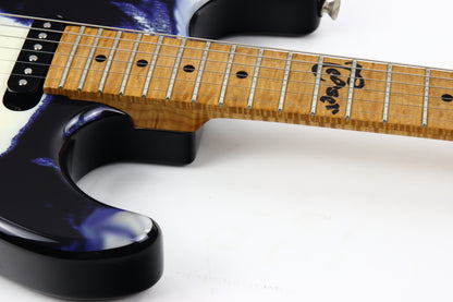 Dean USA 2008 Tommy Bolin Tribute Teaser Strat Guitar | Amazing Flame Neck