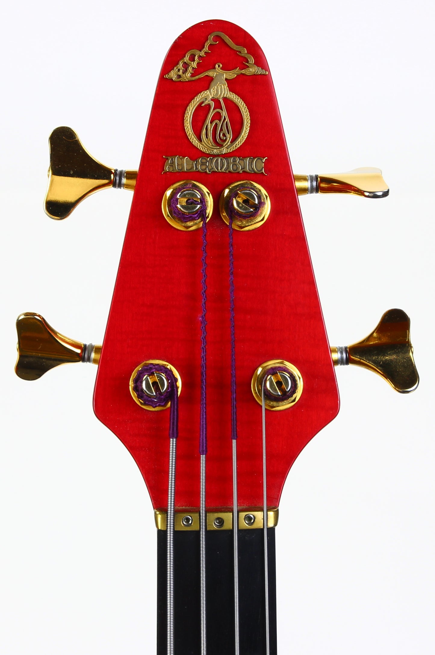 1992 Alembic Essence 4-string Bass Guitar in Transparent Red finish EXCELLENT QUALITY