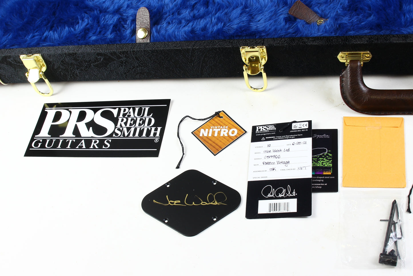 2021 PRS Joe Walsh Signature McCarty 594 Singlecut SC Signed Brazilian Rosewood 10 Top Sunburst