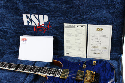 2021 ESP USA M-II DX Cobalt Blue Floyd Rose Original