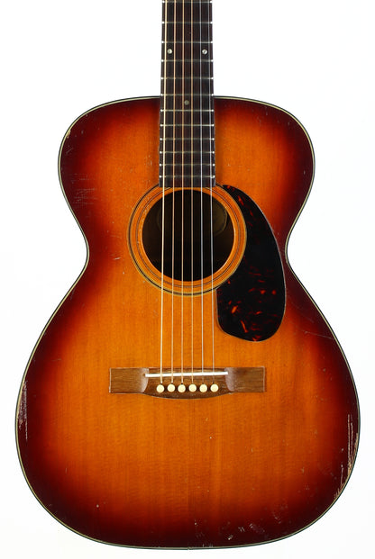 1966 Guild F-20 Small Body Sunburst | Hoboken Factory Vintage Guitar Acoustic Guitar