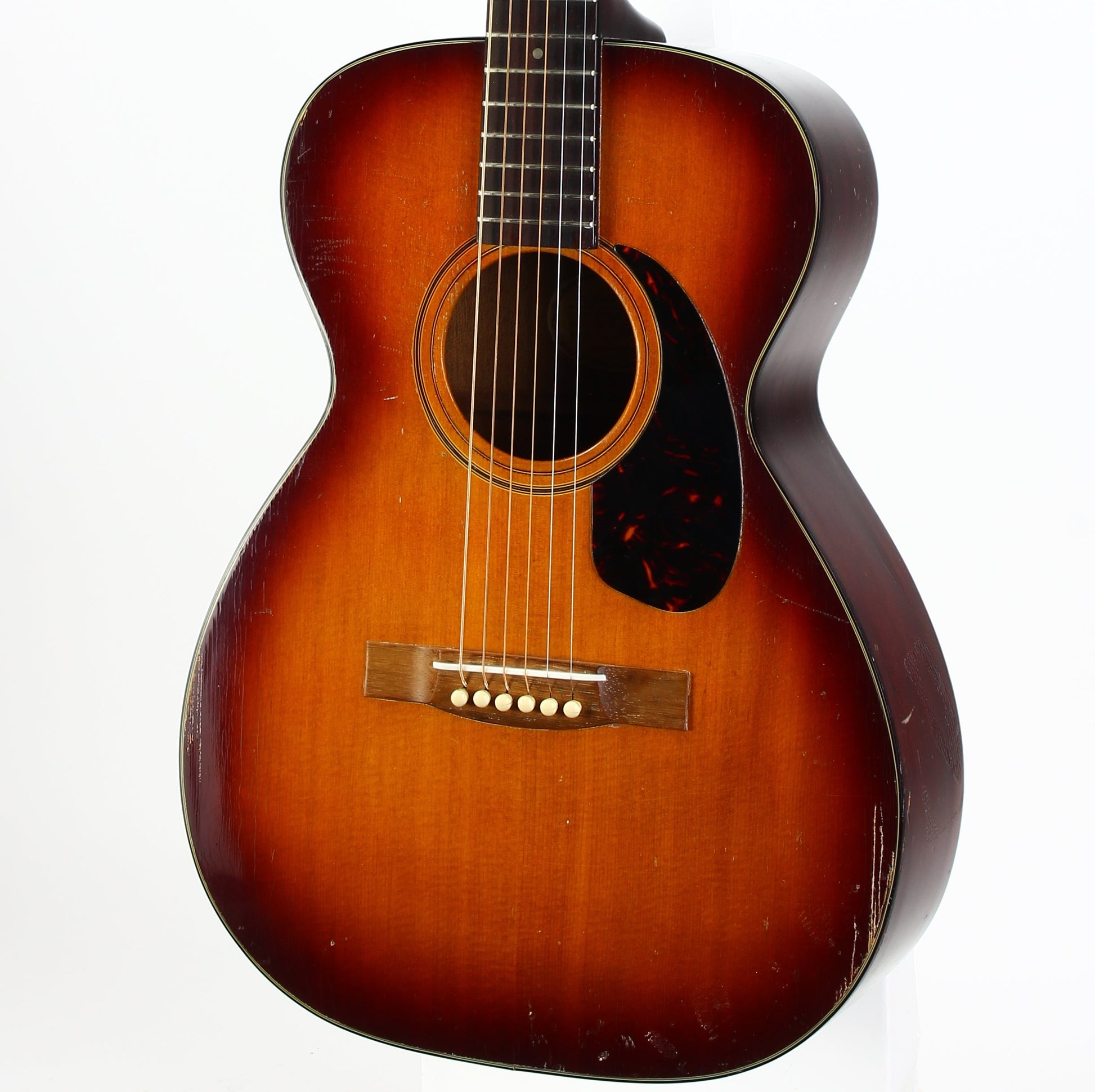 1966 Guild F-20 Small Body Sunburst Acoustic Guitar Plays Great! Hoboken