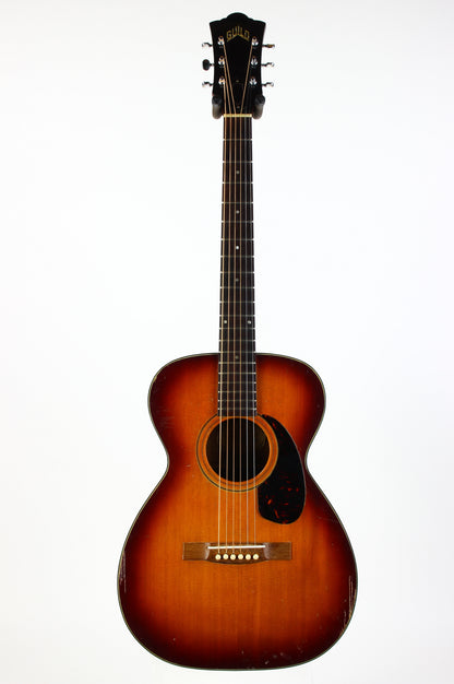 1966 Guild F-20 Small Body Sunburst | Hoboken Factory Vintage Guitar Acoustic Guitar
