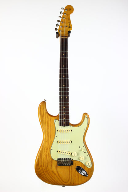 1960 Fender Stratocaster Ash Body Slab Board | Vintage Strat w Original Hard Case, Blond