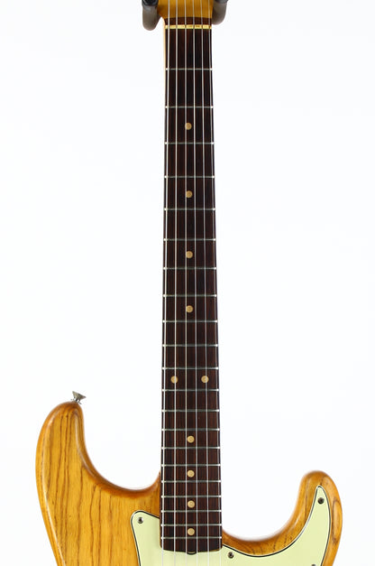 1960 Fender Stratocaster Ash Body Slab Board | Vintage Strat w Original Hard Case, Blond