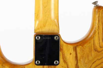1960 Fender Stratocaster Ash Body Slab Board | Vintage Strat w Original Hard Case, Blond