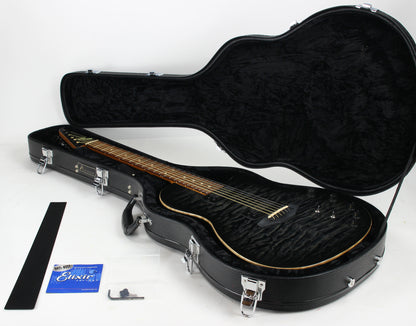 2011 Tom Anderson Crowdster Plus 2 Black Burst INSANE QUILT TOP!