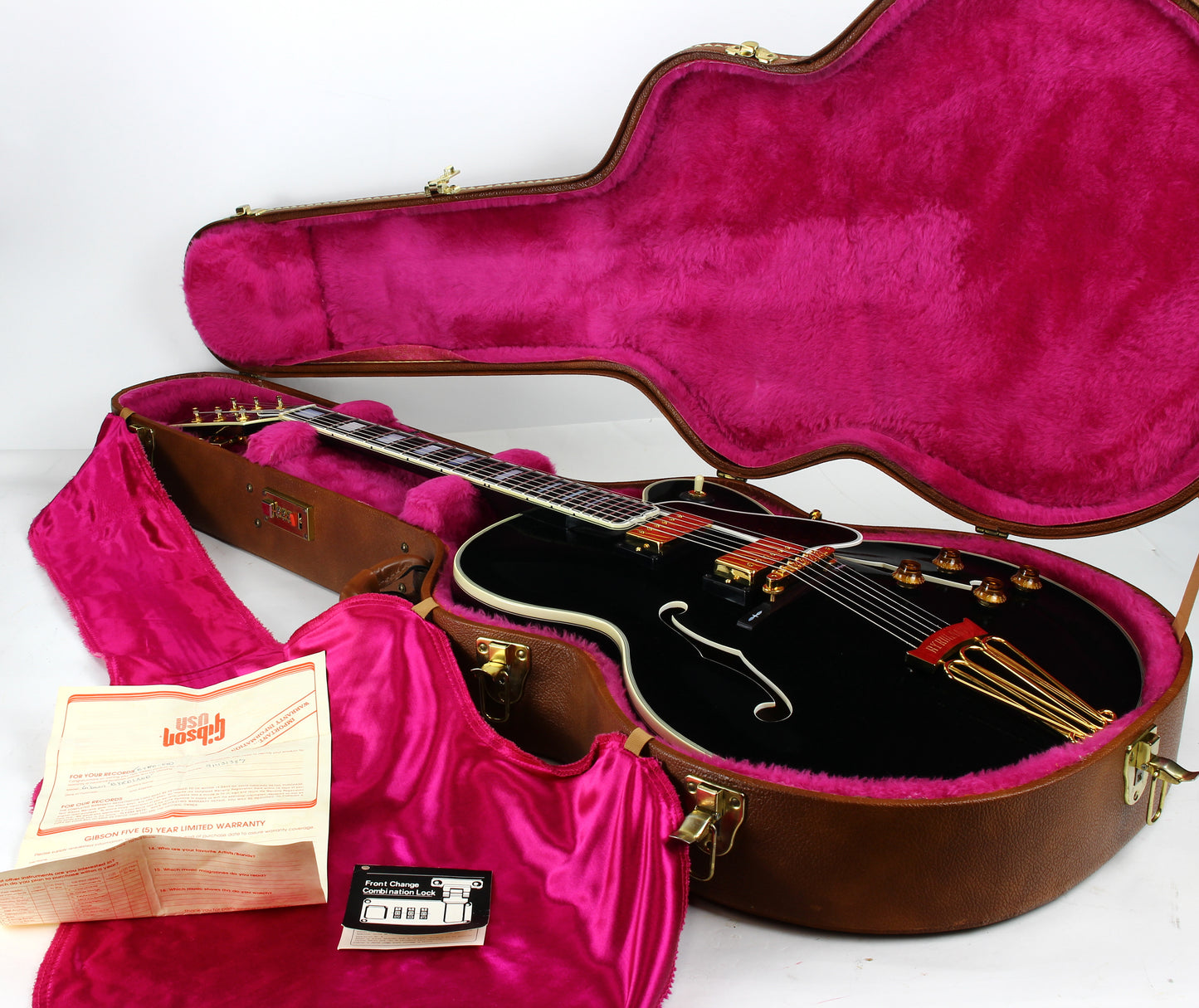 1991 Gibson Master Model Byrdland Ebony Black | Jim Triggs