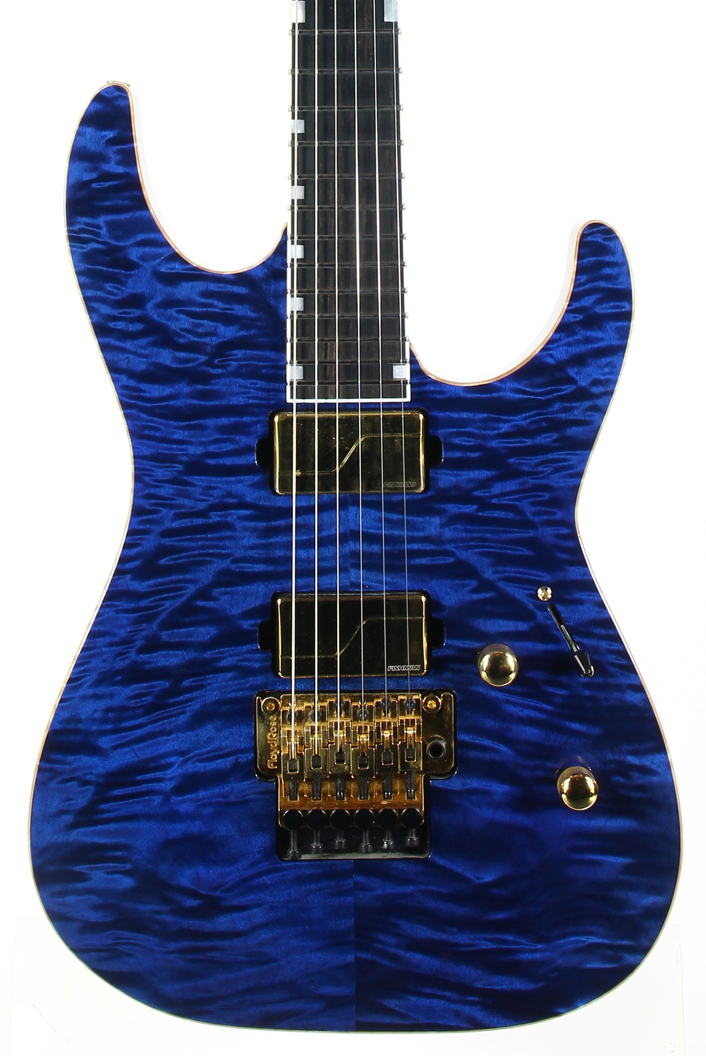 2021 ESP USA M-II DX Cobalt Blue Floyd Rose Original