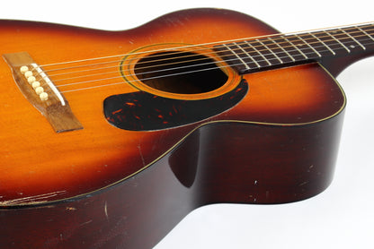 1966 Guild F-20 Small Body Sunburst | Hoboken Factory Vintage Guitar Acoustic Guitar