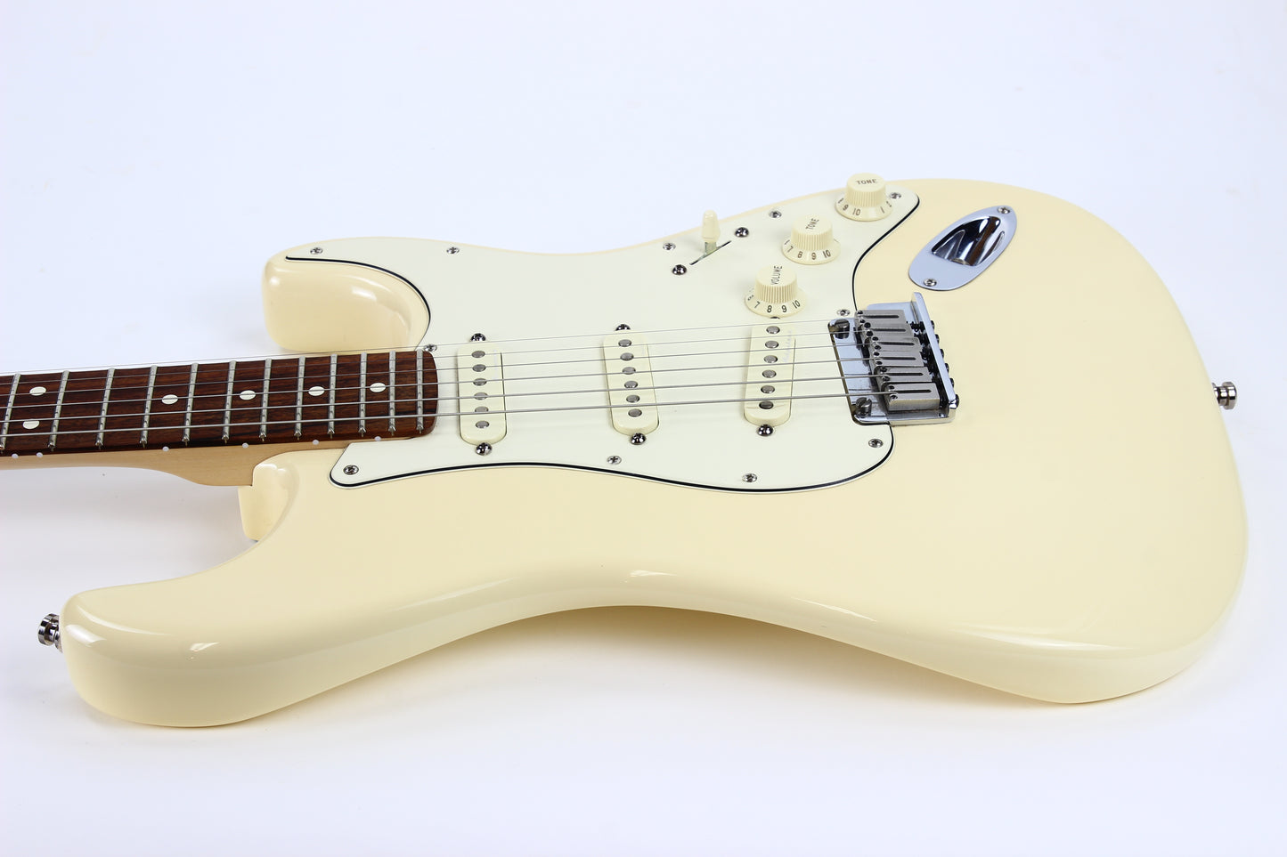 2008 Fender USA Artist Jeff Beck Stratocaster Olympic White American Signature