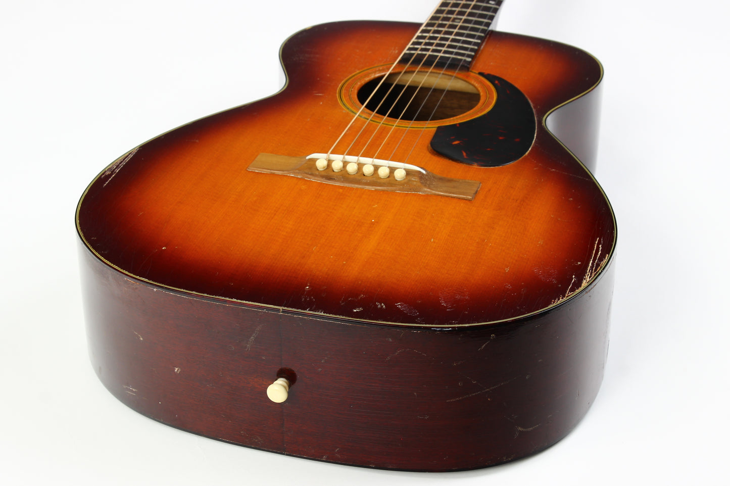 1966 Guild F-20 Small Body Sunburst | Hoboken Factory Vintage Guitar Acoustic Guitar