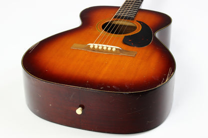 1966 Guild F-20 Small Body Sunburst | Hoboken Factory Vintage Guitar Acoustic Guitar