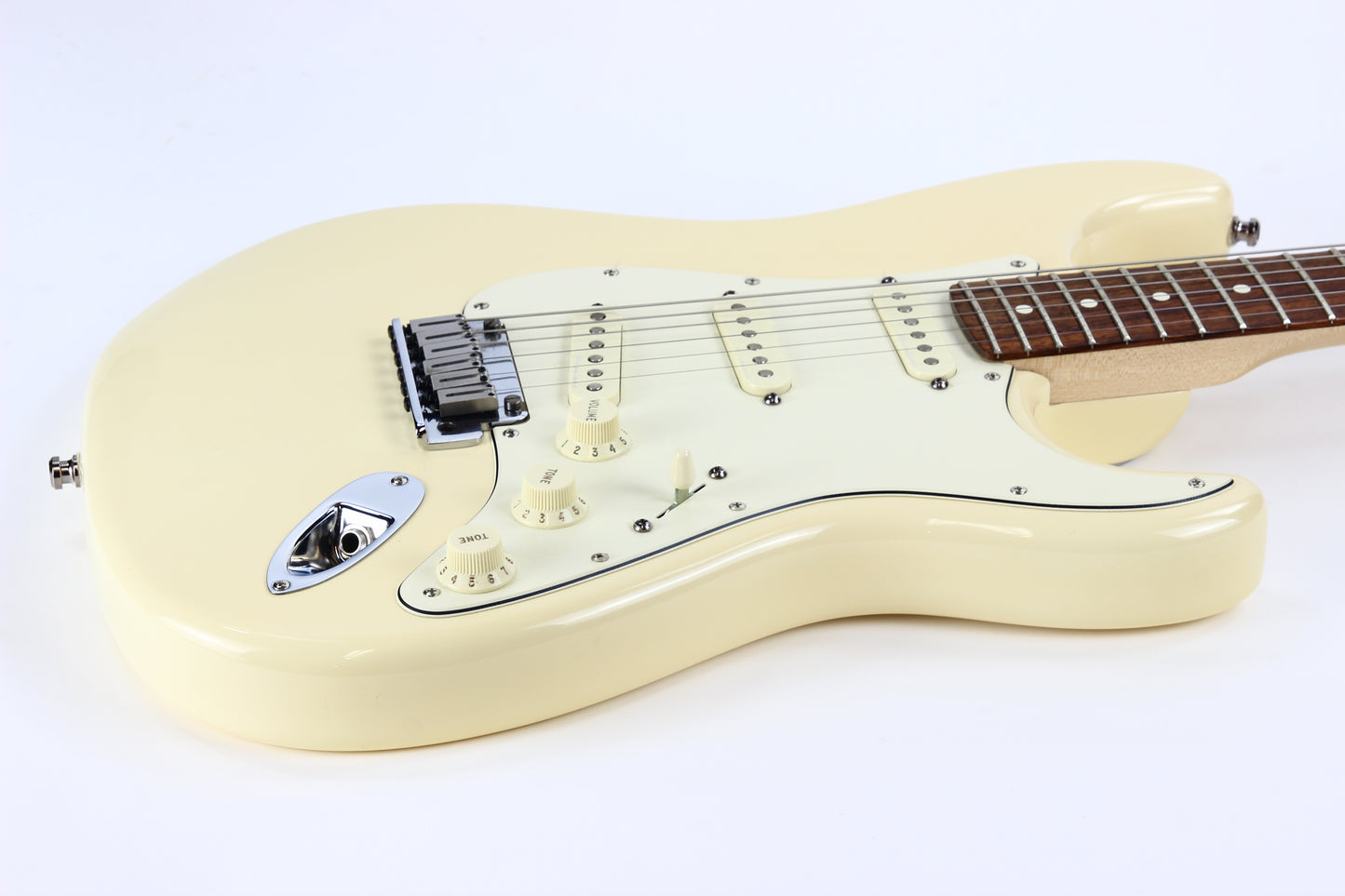 2008 Fender USA Artist Jeff Beck Stratocaster Olympic White American Signature