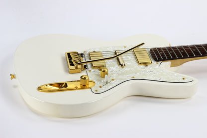 1995 Ibanez Japan Talman TV650 HSH White w/ Gold Hardware