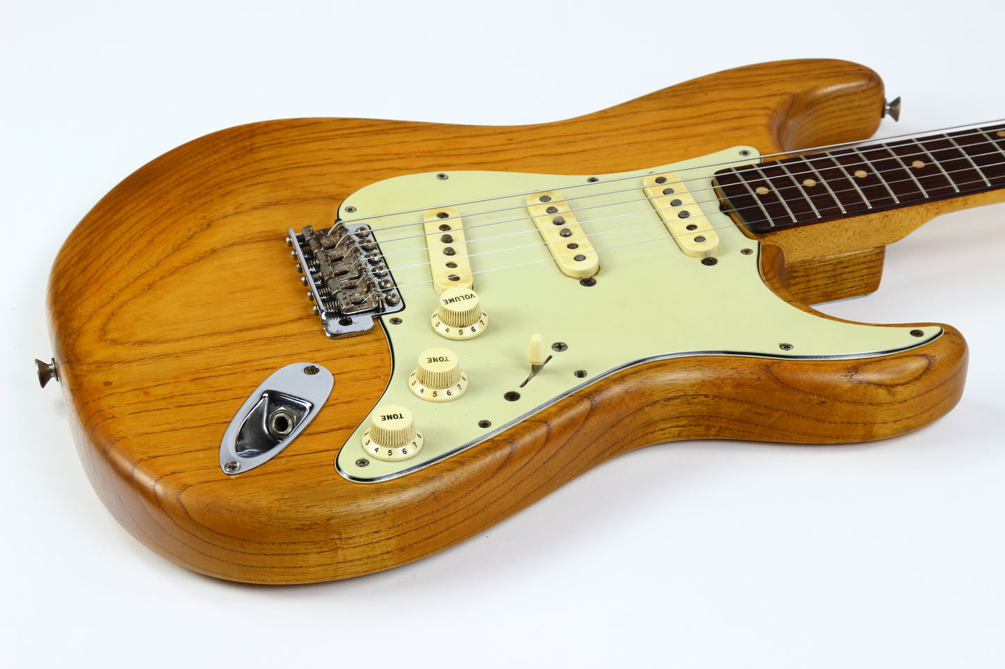 1960 Fender Stratocaster Ash Body Slab Board | Vintage Strat w Original Hard Case, Blond