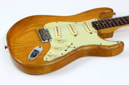 1960 Fender Stratocaster Ash Body Slab Board | Vintage Strat w Original Hard Case, Blond
