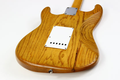1960 Fender Stratocaster Ash Body Slab Board | Vintage Strat w Original Hard Case, Blond