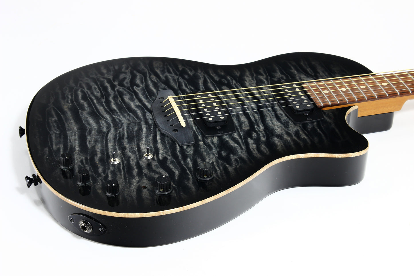 2011 Tom Anderson Crowdster Plus 2 Black Burst INSANE QUILT TOP!