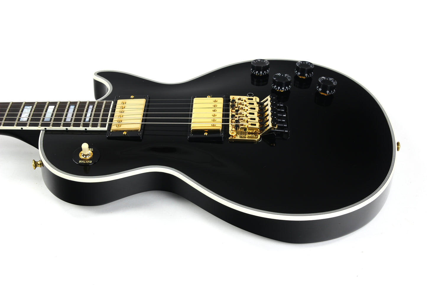 2023 Gibson Custom Shop Les Paul Axcess Custom Black Ebony Floyd Rose