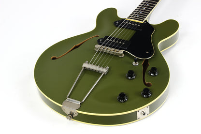 2024 Collings I-30 LC Olive Drab Green AGED Dual THROBAK Dog Ear P-90's